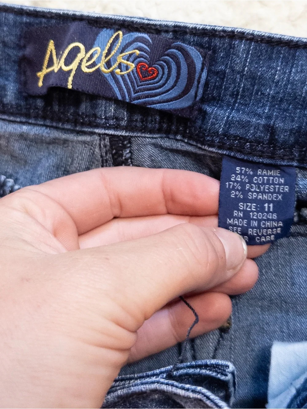 Vintage Y2K Angels Low Rise Bootcut Jeans Size 11